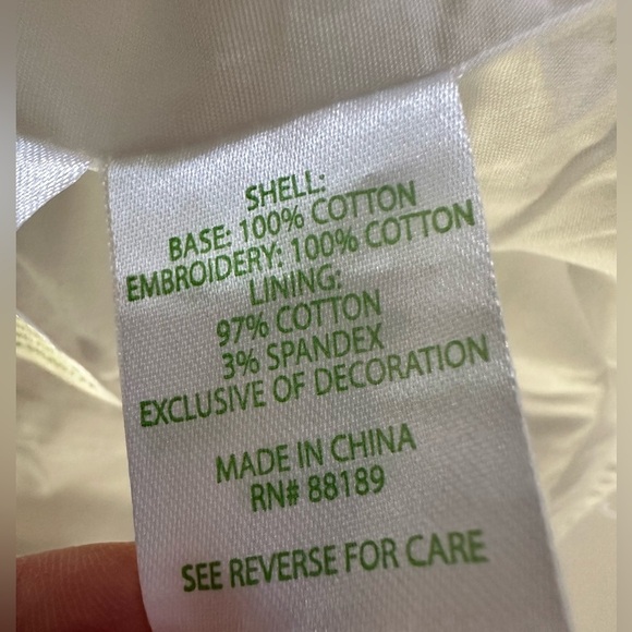 Lilly Pulitzer Shelli Eyelet Dress Size 16 - Picture 11 of 11